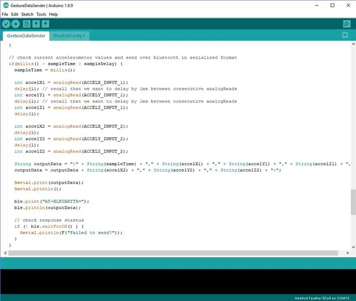 Executant Code a Arduino