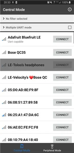 Bluetooth Siqnal Bağlantısının Test Edilməsi