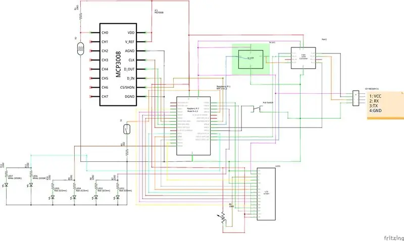 Construisez le circuit sur la planche à pain