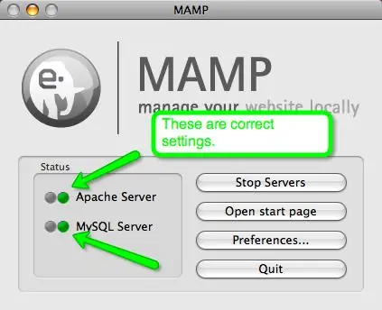 Få MAMP Running