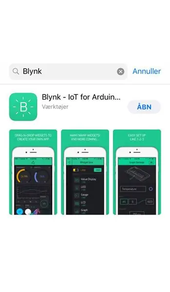 „Blynk“nustatymas