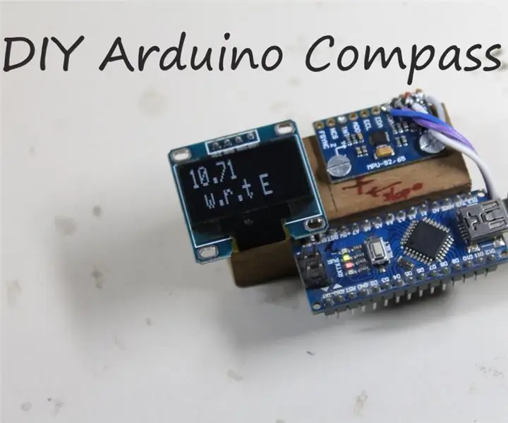 DIY Arduino компасы: 6 қадам