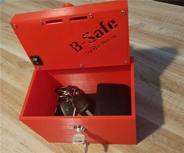 „B-Safe“, nešiojamasis seifas: 8 žingsniai (su nuotraukomis)