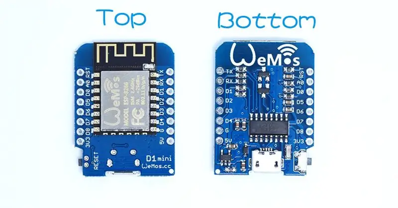 Wemos D1 бағдарламалық жасақтамасын жүктеңіз және теңшеңіз