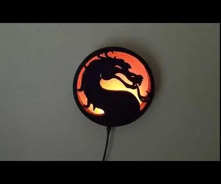 Mortal Kombat Wall Light: 4 مرحله