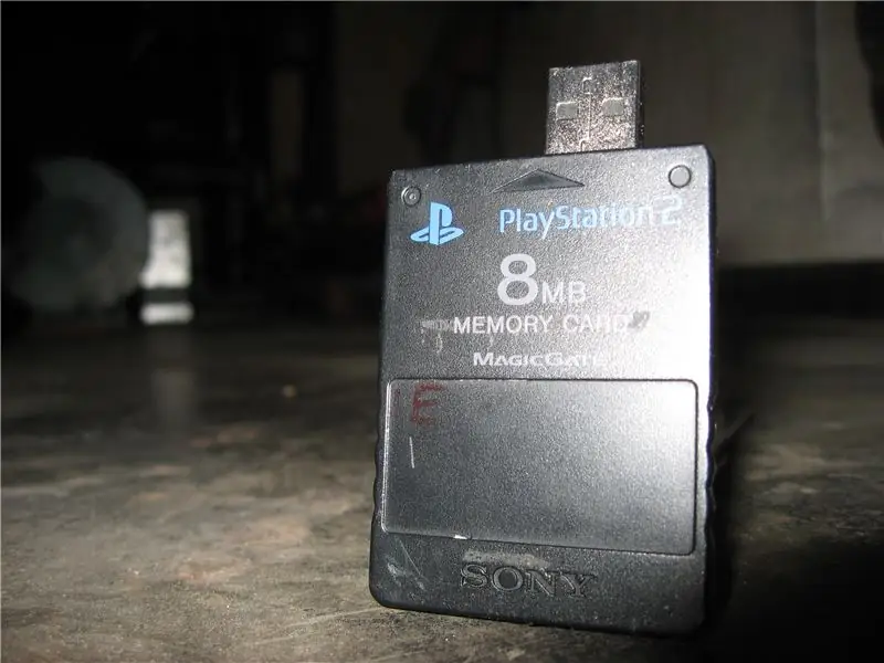 Unidad flash en una tarjeta de memoria (PS2): 3 pasos