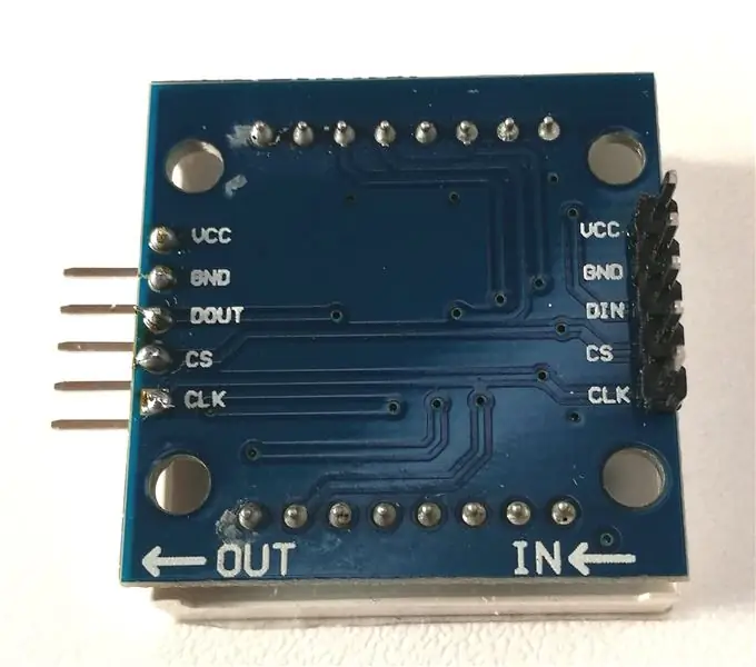 Passaggio 2: collega la matrice di LED 8x8 ad Arduino