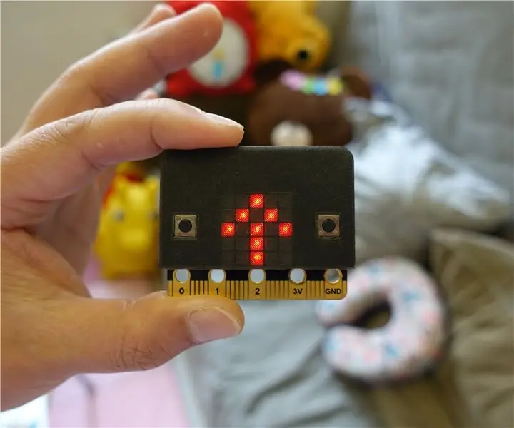 Micro: bit Compass: 9 Mga Hakbang (na may Mga Larawan)