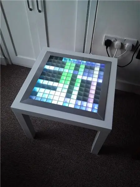 Bluetooth-gestuurde Arduino LED-salontafel