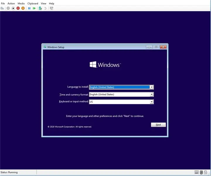 Instal·leu Windows 10