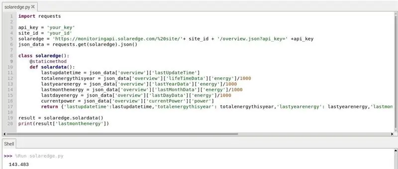 Pag-access sa Iyong Solaredge Data Gamit ang Python