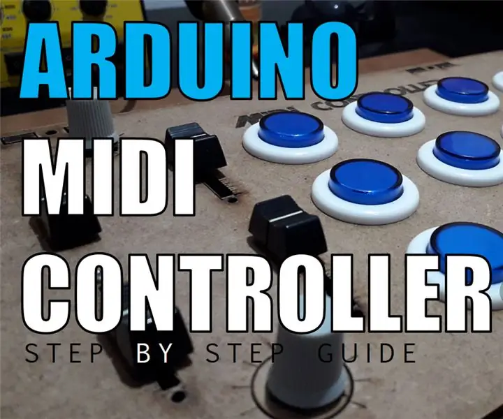 Arduino MIDI vezérlő DIY: 8 lépés