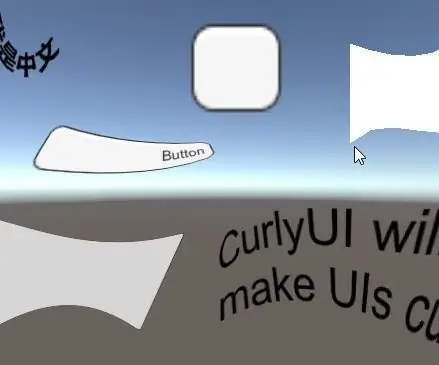 Gebogen gebruikersinterface in Unity maken voor virtual reality: 4 stappen