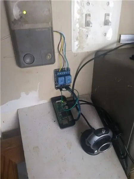 Abridor de porta de garagem Raspberry Pi