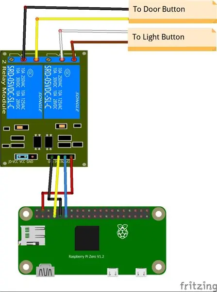 Pag-kable ng Up ng Relay Board