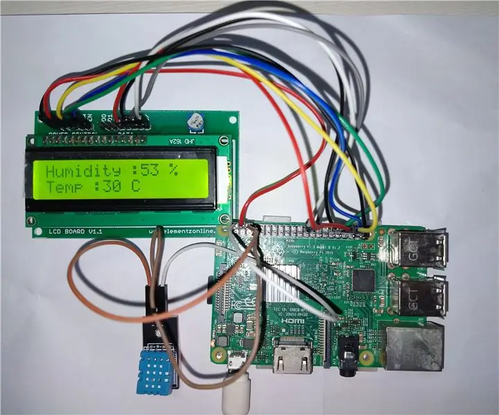 Systém monitorovania počasia pomocou senzora Raspberry Pi3 a DHT11: 4 kroky