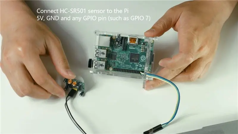 Hubungkan Sensor ke Pi