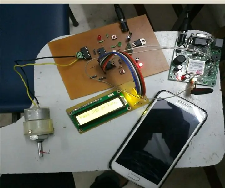 Fechadura de porta digital baseada em Arduino usando GSM e Bluetooth: 4 etapas