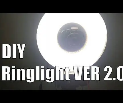 Ringlight DIY: 14 etapas