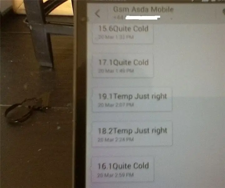 Mga Alerto sa SMS Text Temp Mula sa isang ATTINY85 at A1 GSM: 5 Hakbang