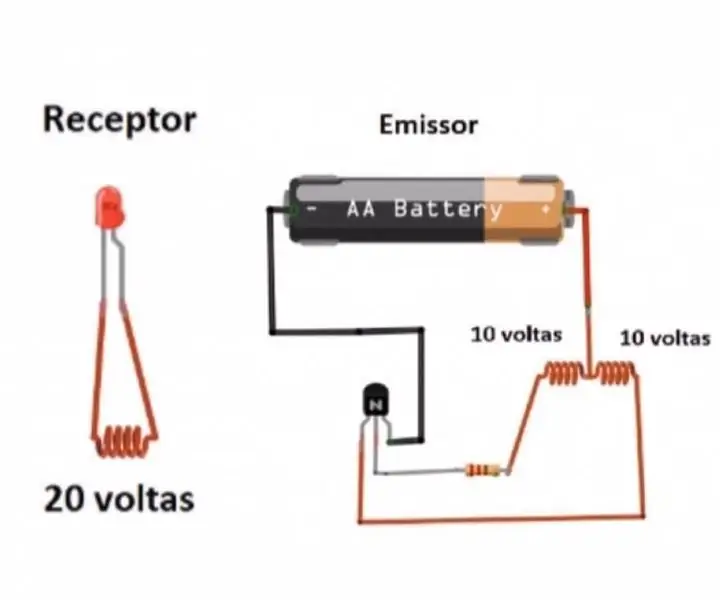 Tutorial Energia Sem Fio: 3 Langkah