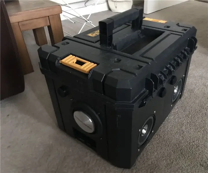 DeWalt Tstak Bluetooth Music Box: 12 ขั้นตอน