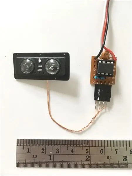 Werkende RC -motorsnelheidsmeter