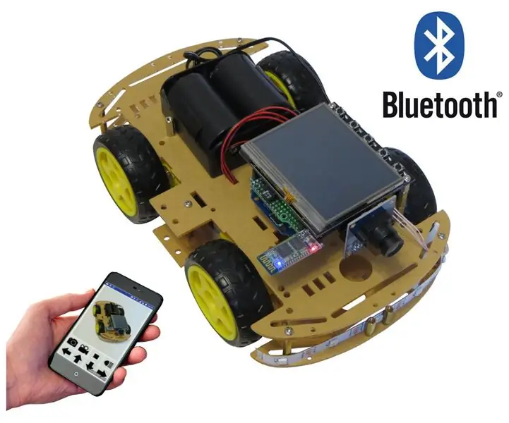 Smartphone 4WD Robot Car ilə Video Yayımı və Nəzarəti (Bluetooth üzərindən): 5 addım