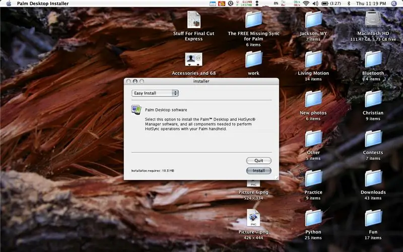 Pasang Palm Desktop