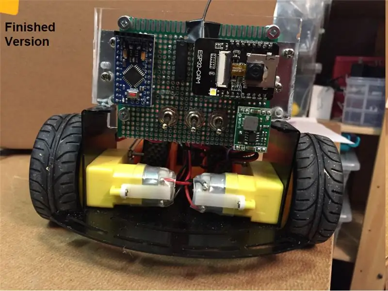 ربات دوربین ESP32 - FPV