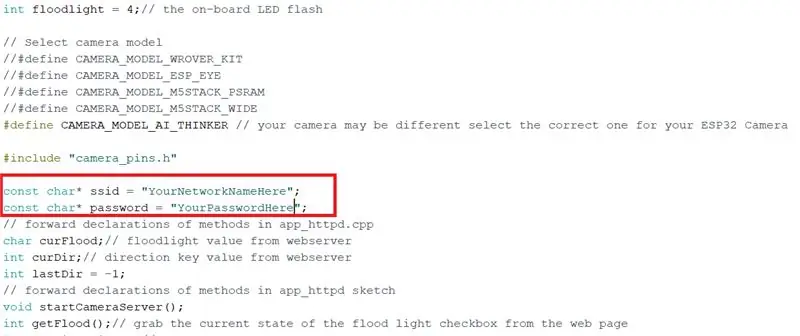 Programirajte kameru ESP32