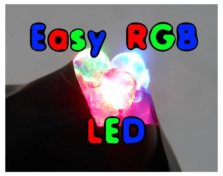 RGB LED chudáka: 5 krokov