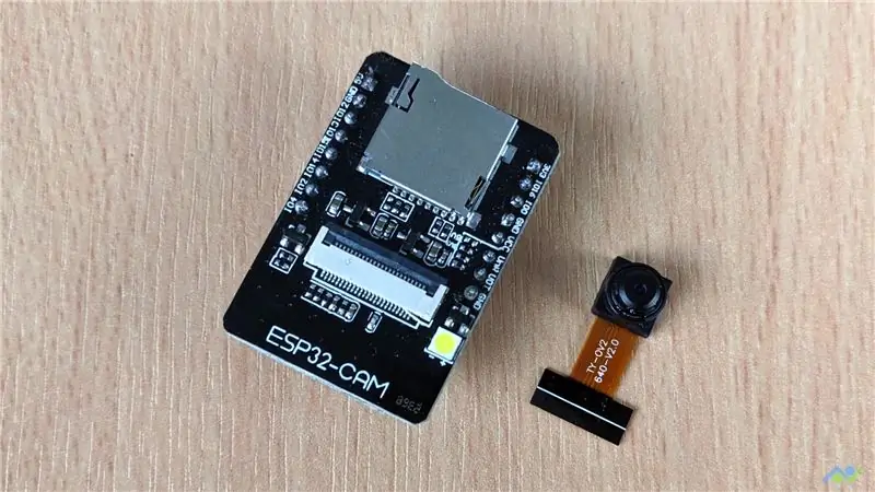 ESP32-CAM lövhəsindən istifadə edərək üz algılamalı IP kamera