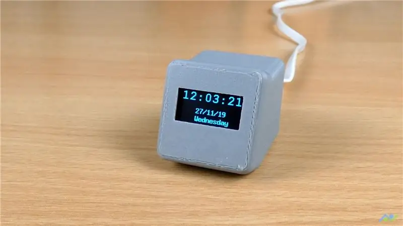 Relógio digital de hora da rede usando o ESP8266