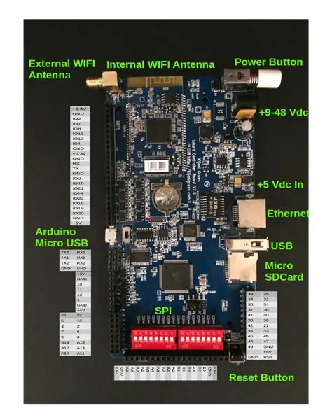 V2 kontroliera PinOut