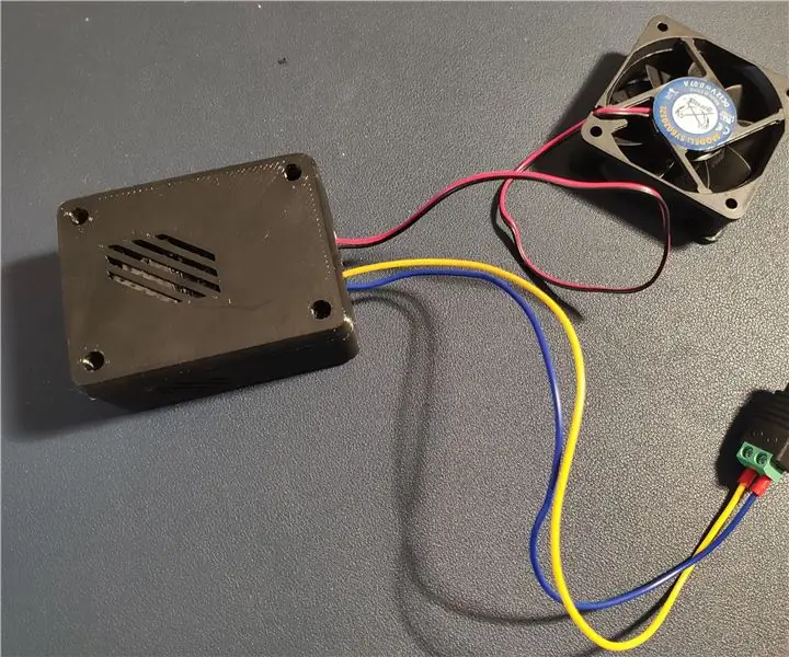 Controler inteligent al ventilatorului: 9 pași Controler inteligent al ventilatorului: 9 pași