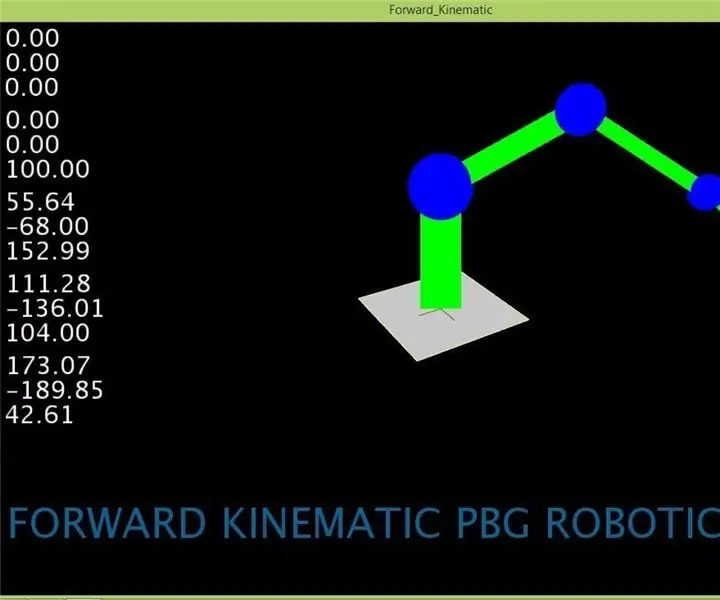 Kinematika továbbítása Excel, Arduino és feldolgozás segítségével: 8 lépés