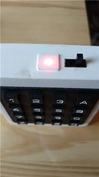 Clavier d'alarme MQTT ESP8266