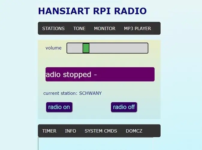 RASPBERRY ZERO INTERNET RADIO / MP3 atskaņotājs