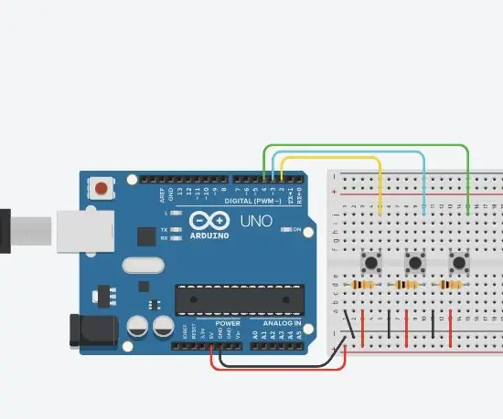 Izbornik u Arduinu i kako koristiti gumbe: 10 koraka (sa slikama)