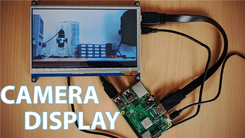 Displej/monitor IP kamery s použitím Raspberry Pi