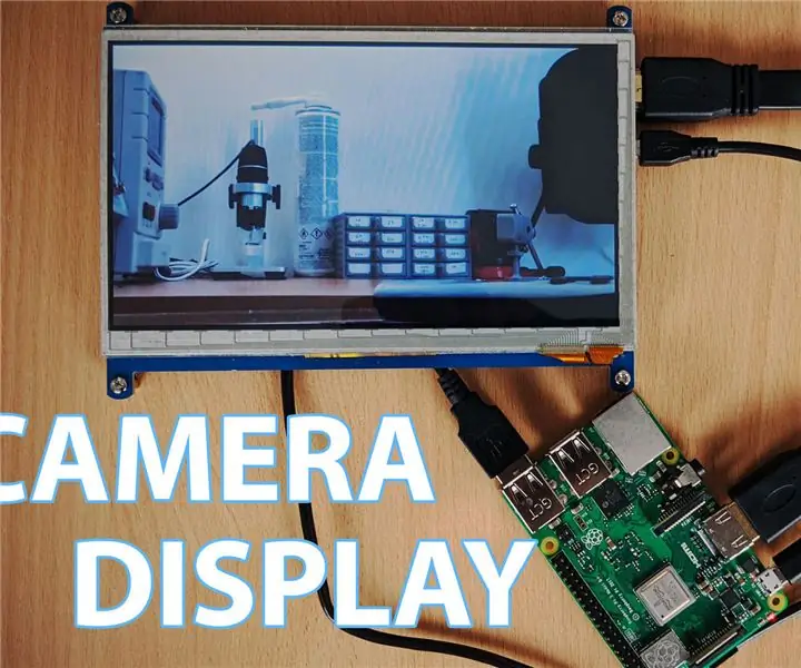 Màn hình / Màn hình Camera IP Sử dụng Raspberry Pi: 4 bước