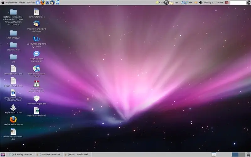 Pakeiskite „Ubuntu 8.04“į „Mac OSX“: 6 veiksmai