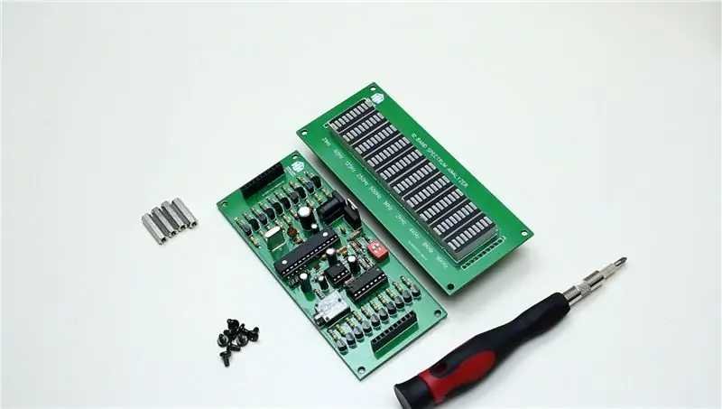 חיבור ה- PCB של ה- Matrix LED לבין ה- PCB Control