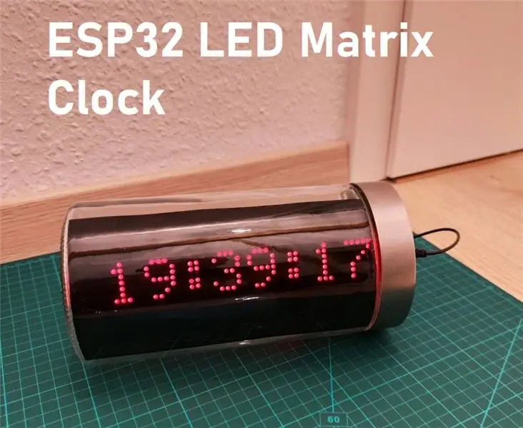 Đồng hồ ma trận LED ESP32