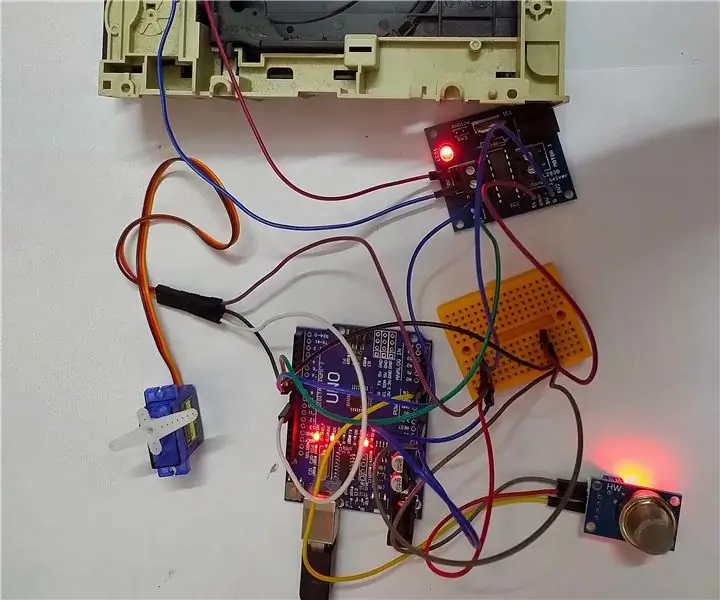 Предотвратяване на изтичане на вътрешен газ с помощта на Arduino .: 3 стъпки