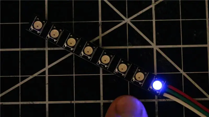 Prueba de las tiras de LED personalizadas