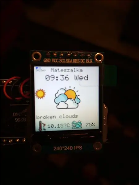 ESP8266/ESP32 meteoroloģiskā stacija ar TFT LCD (-iem)