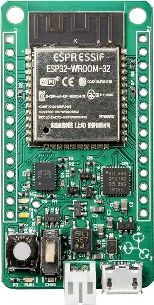 MicroPython murakkab badiiy sensorlar panelida