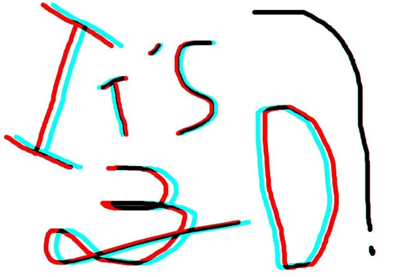 3D Anaglyph Text